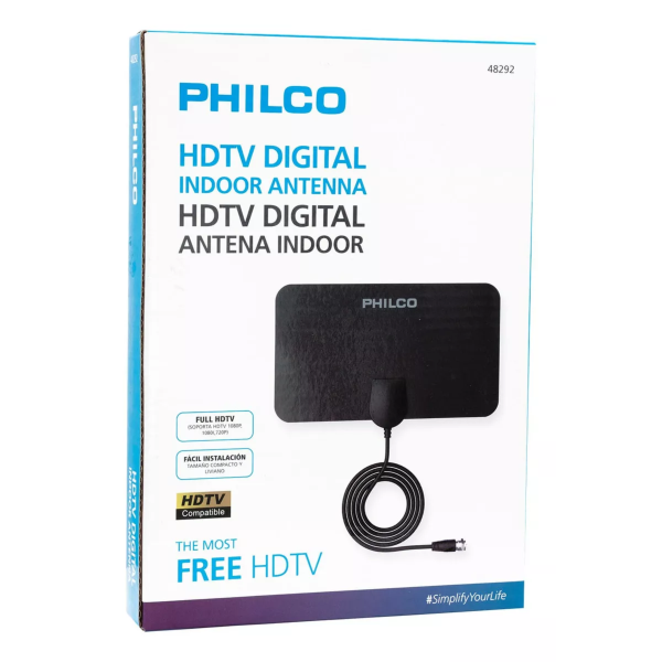 Antena Philco Tv Digital Hdtv Plana Hd - Imagen 3