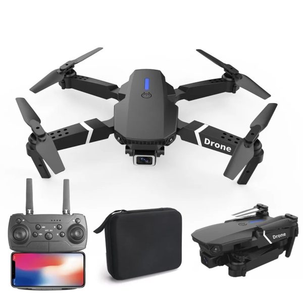 Dron E88 Cámara frontal con Bolso Bater