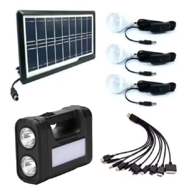 Pack panel solar + Linterna portátil