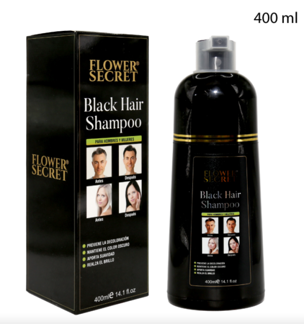 Shampoo pinta canas Flower Secret 400 ml - Imagen 2