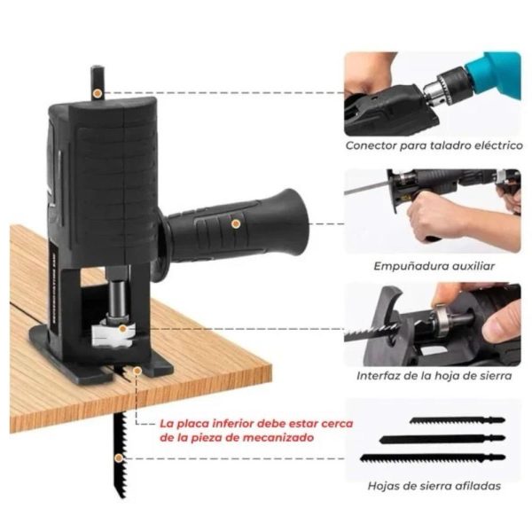 Adaptador de Sierra para Taladro - Imagen 4