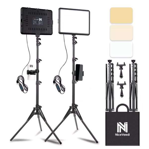 Cuadrado de luz led para estudio