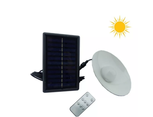 Lampara led solar tipo campana - Imagen 2